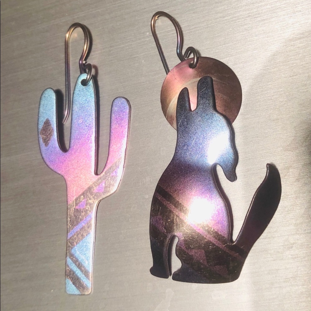 Titanium Southwest style earrings